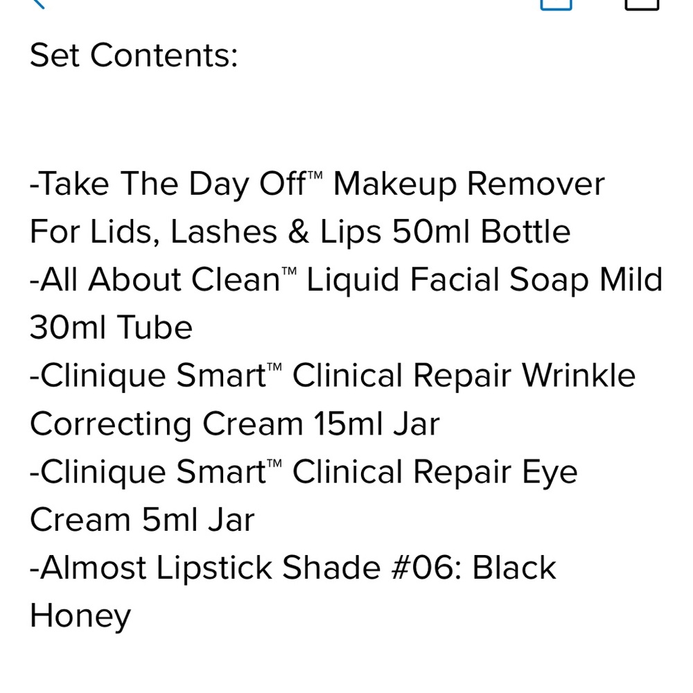 NWT CLINIQUE 6 piece gift set. - Picture 2 of 15